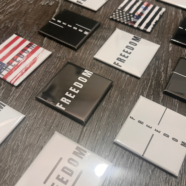 FREEDOM Magnet Collection | Set of 12 Custom 2x2 Photo Magnets